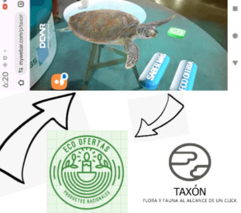 Haz Click en la imagen y escanea el código QR para vivir una parte de la experiencia inmersiva TAXÓN.